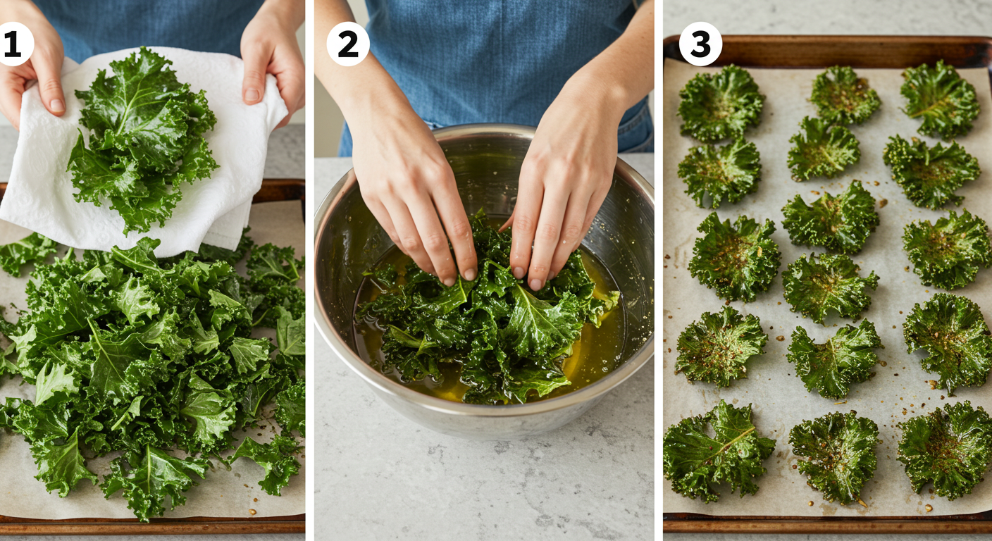 crispy kale chips