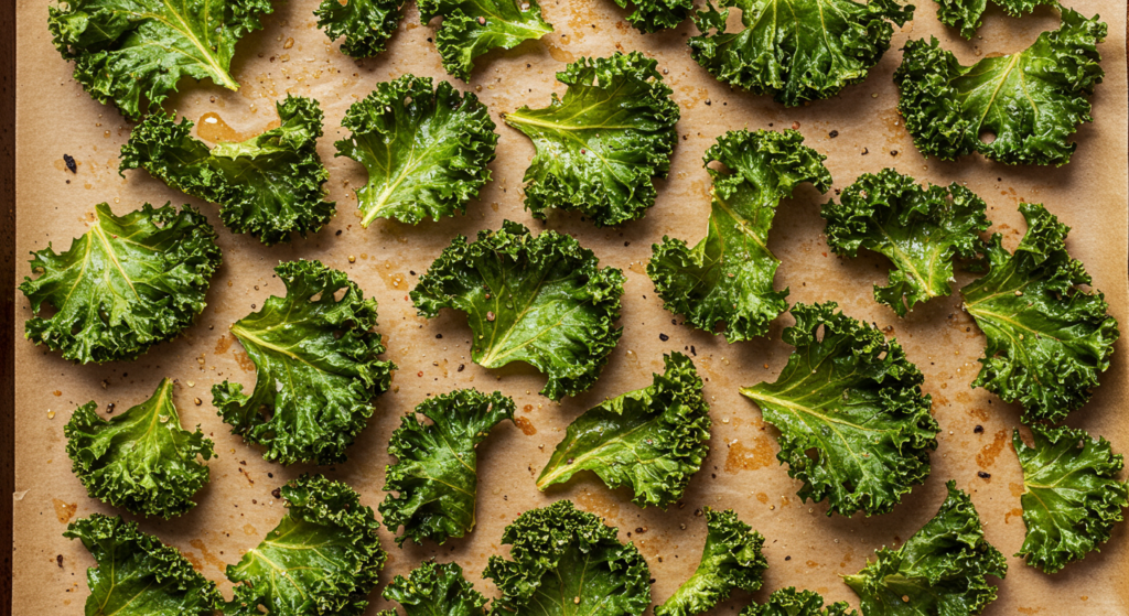 crispy kale chips