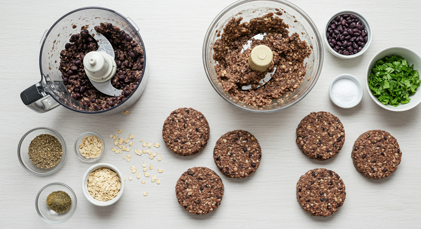 black bean burgers recipe