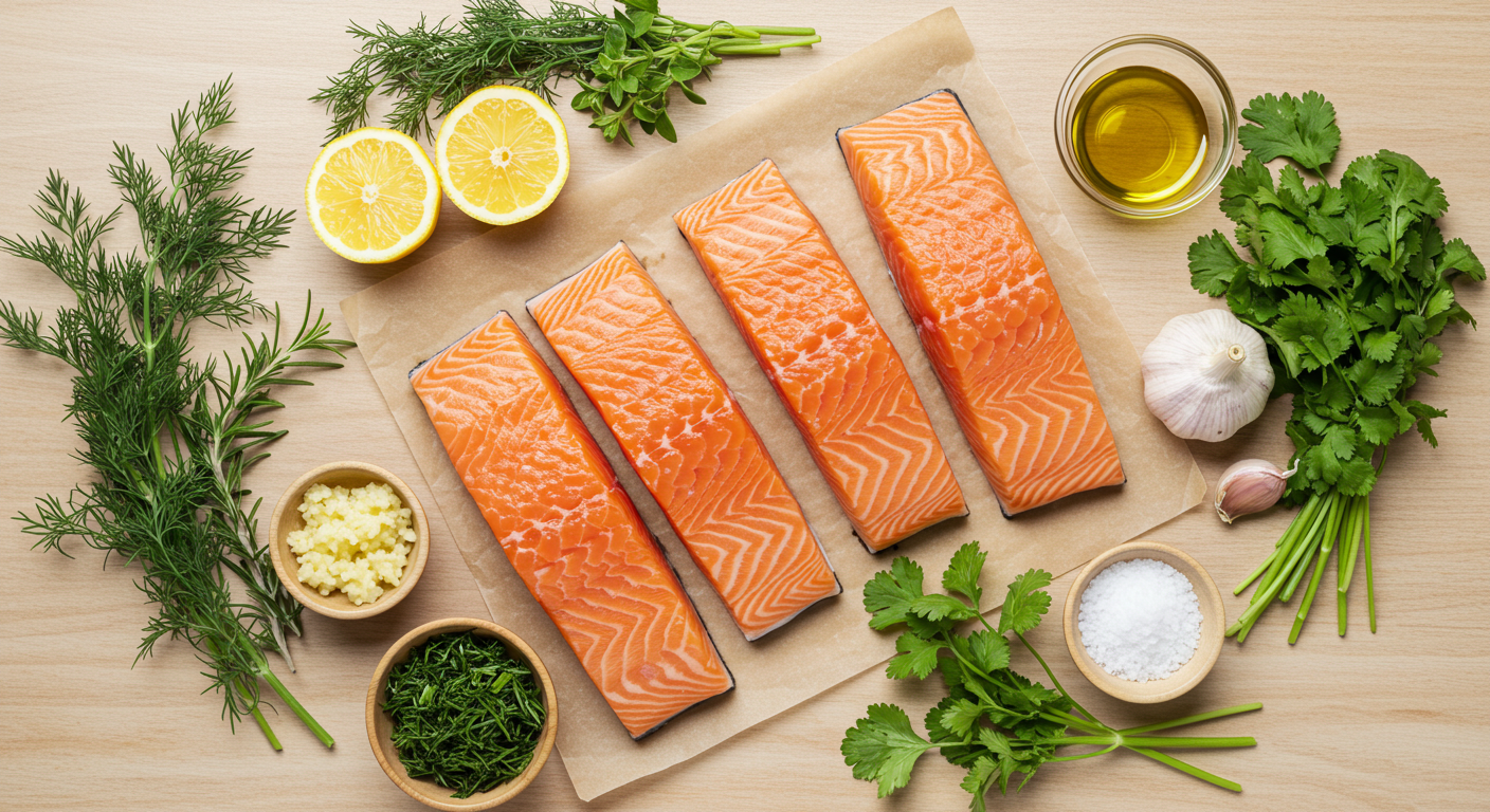 easy lemon herb salmon recipe
