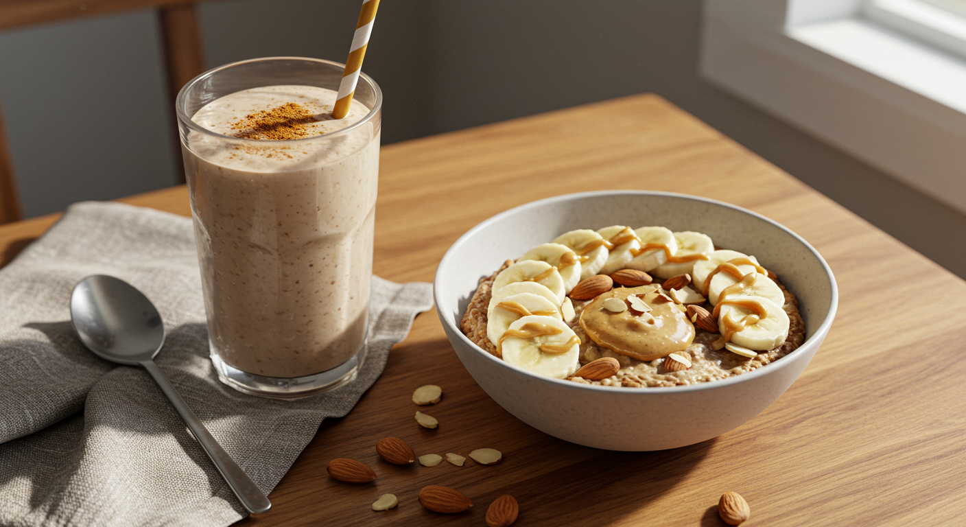 almond butter banana smoothie recipe