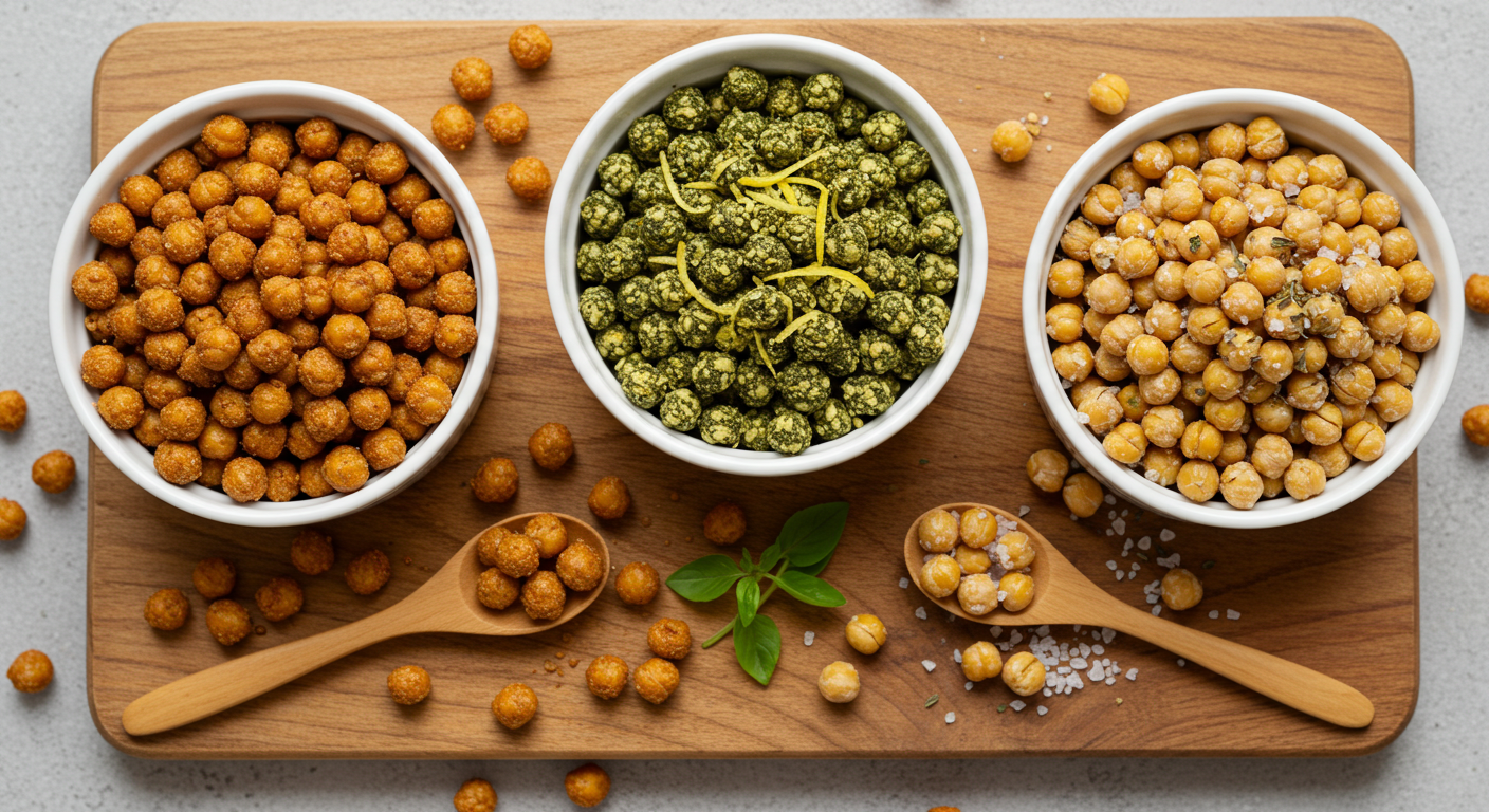 roasted chickpeas snack