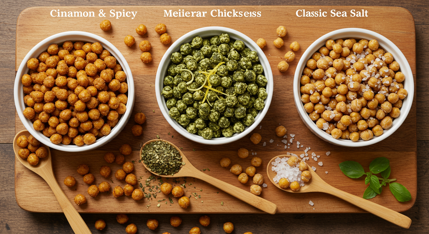 roasted chickpeas snack