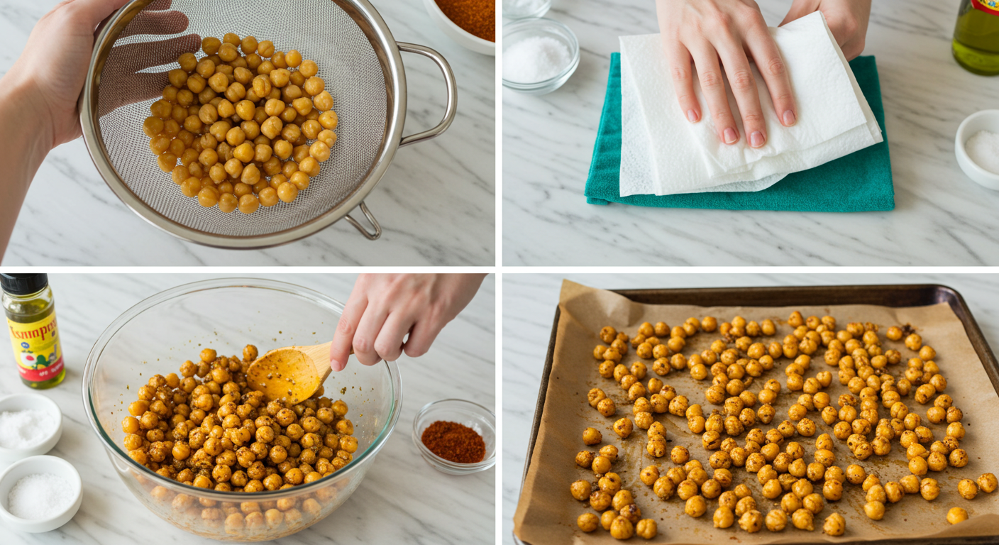 roasted chickpeas snack